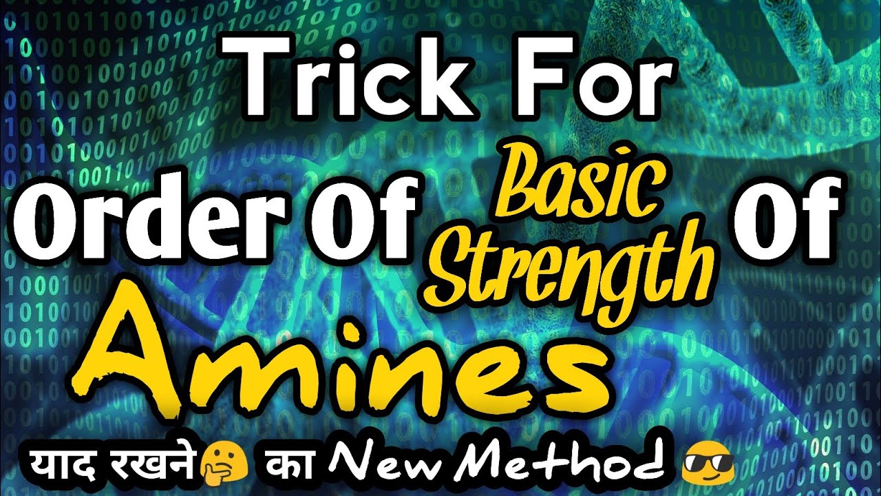 Trick To Find Order Of Basicity Of Alkyl Amines || Amines Trick || Amines Organic Chemistry Class12