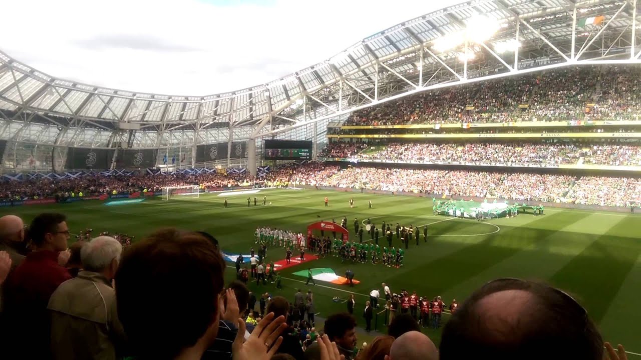 Republic of Ireland vs Scotland Anthems