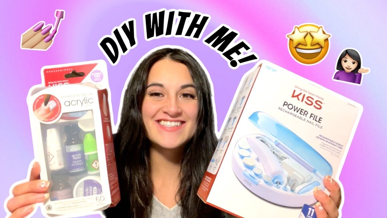 Как сделать акриловые ногти дома! | KISS Complete Salon Acrylic Kit