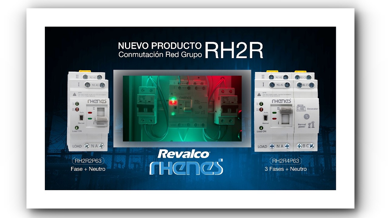 Conmutación Automática Carril DIN hasta 63A: Serie RH2R de Rhenes Instalación y Review