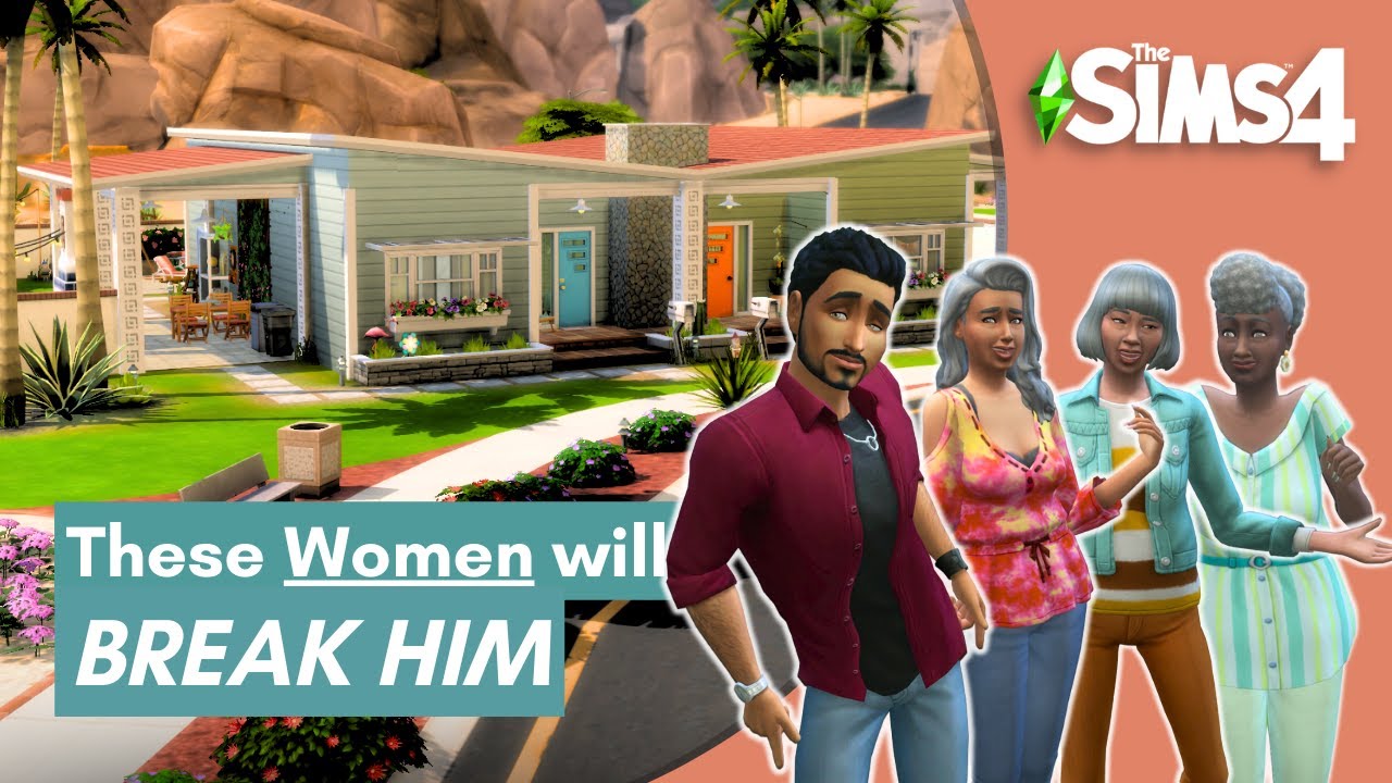Don's Life is in CRISIS | Sims 4 Retirement MCM Duplex