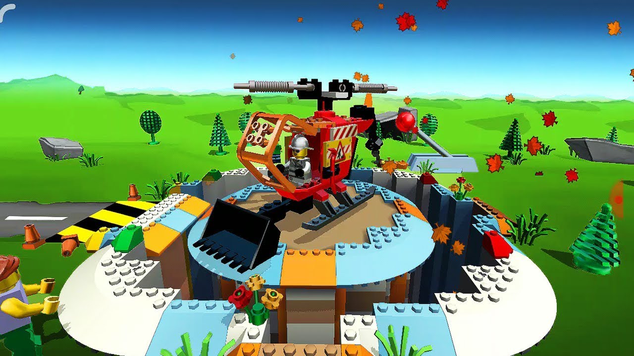 LEGO Gaming For Kids~ LEGO Excavator, Helicopter, Truck Animation For Kids Children and Toddlers