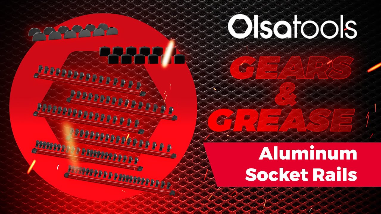 Olsa Tools Grease & Gears Series: Aluminum Socket Organizer