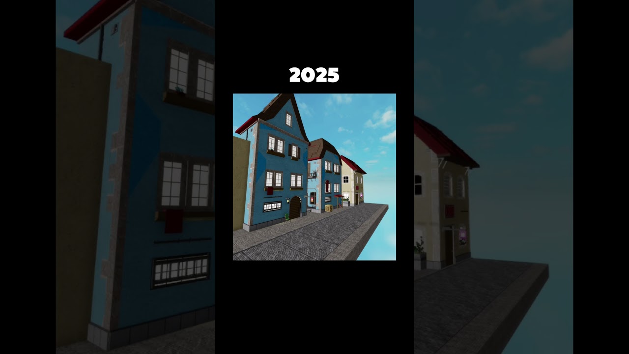 2022 vs 2025 piggy build mode #roblox #robloxpiggy