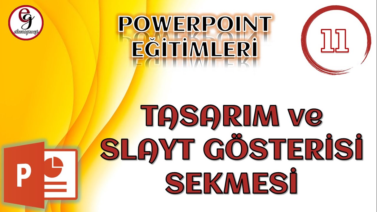 POWERPOINT DERS 11 - Tasarım ve Slayt Gösterisi Sekmeleri