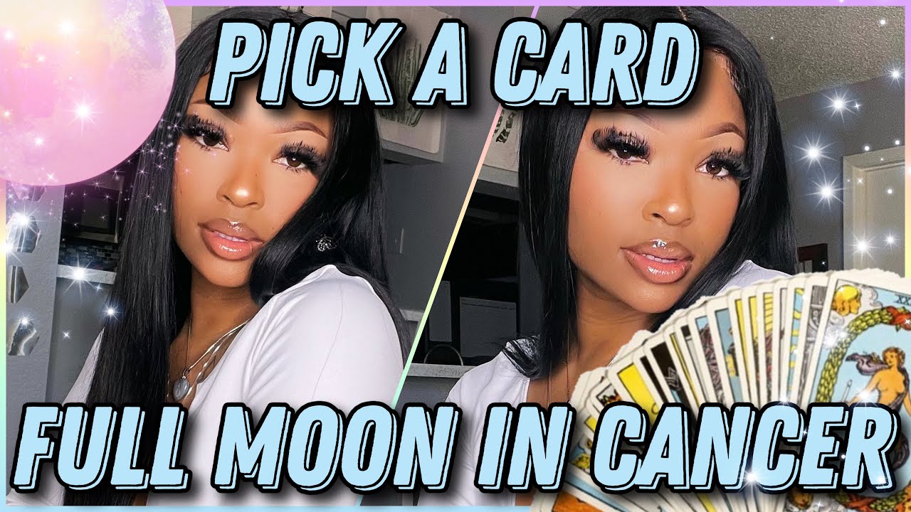 PICK A CARD! FULL MOON IN CANCER 🧿✨ Embracing Your Intuition & Showing Gratitude! 💘✨