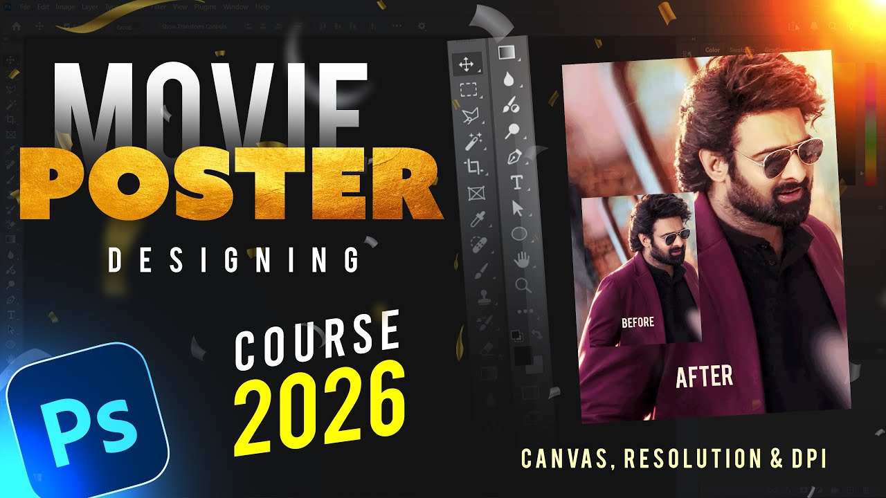 Photoshop 2026 Tutorial 🔥 Start From Zero & Learn Fast! (Episode 1)