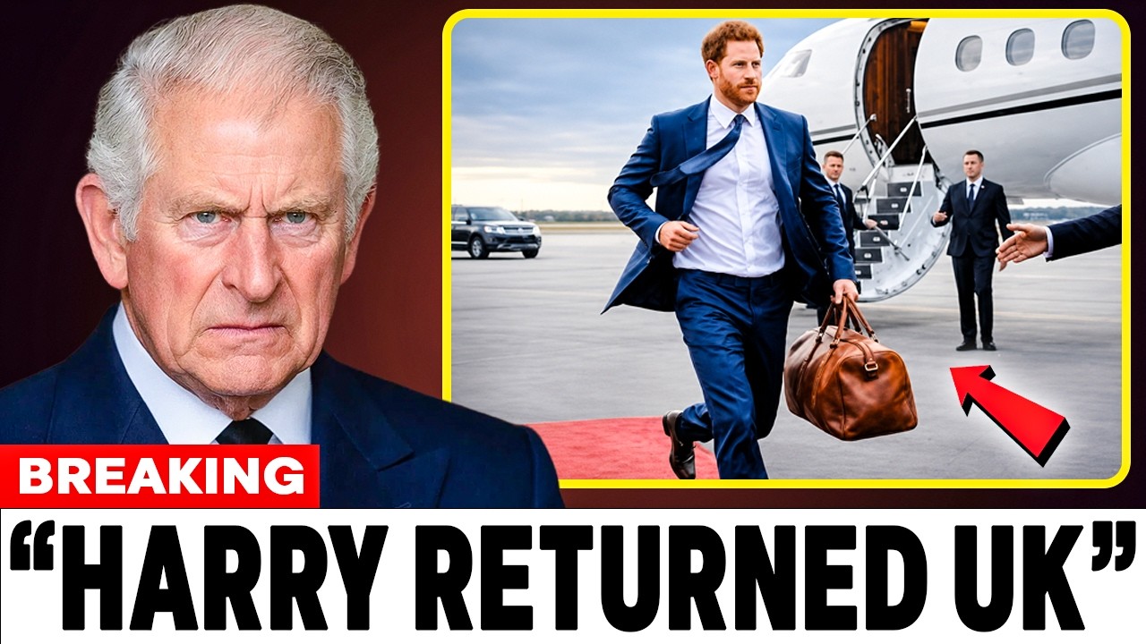 Emergency Flight! Prince Harry Heads to UK After Reports of Palace Move to Strip Titles!
