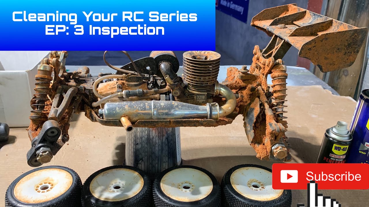 How to properly clean your Nitro RC car Part 3: Inspection