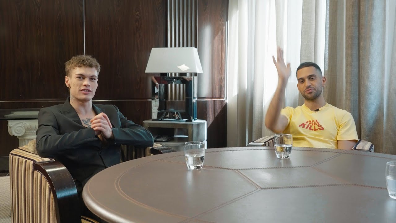 Mahmood e Blanco intervistati da Fabrizio Casati a Eurovision Song 2022