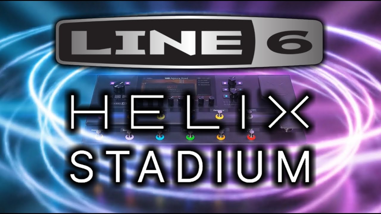Line 6 Helix Stadium - All the guitar amps & cabs - NO TALKING - Recorded Stereo Direct to Desk.