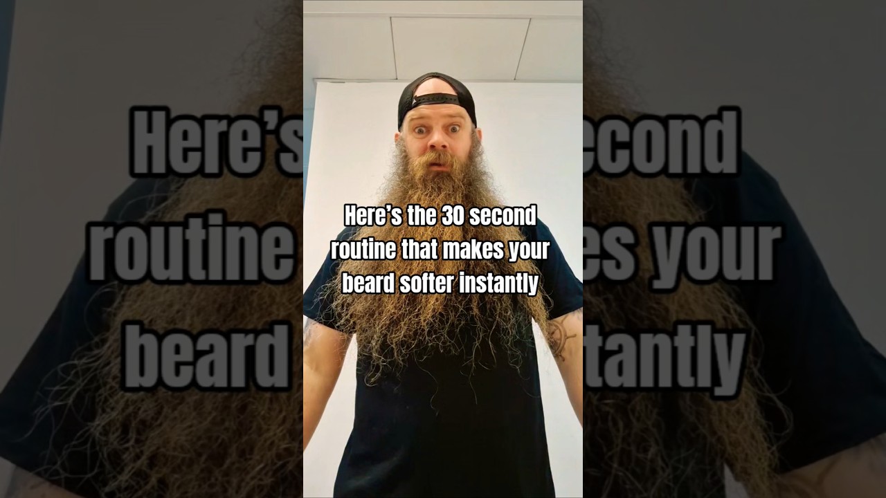 Here&rsquo;s the 30 second routine that makes your beard softer instantly #beardlife #beardcare #softbeard