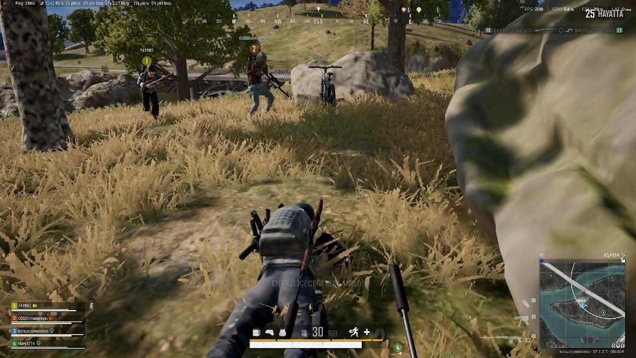 Oyunun en kritik anında Emir çantadan bisiklet çıkarıp kuruyor #PUBG