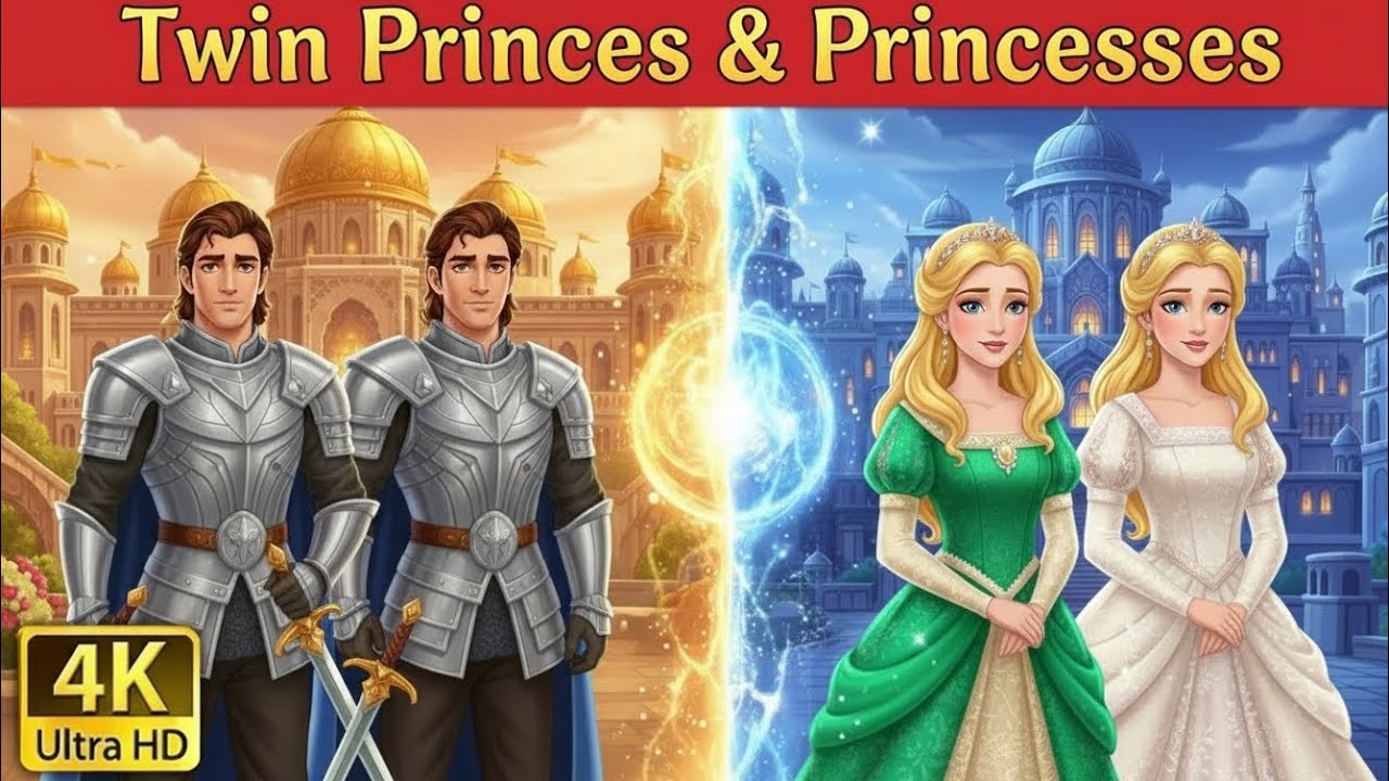 The Twin Princes and Princesses| جڑواں شہزادے اور شہزادیاں | Hindi Urdu Fairy Tales