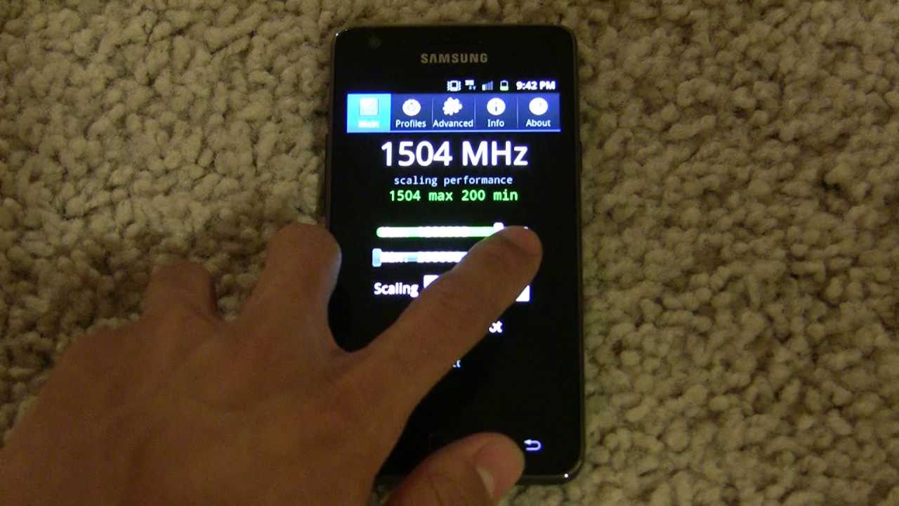 Samsung Galaxy S II Overclocked to 1.5GHz