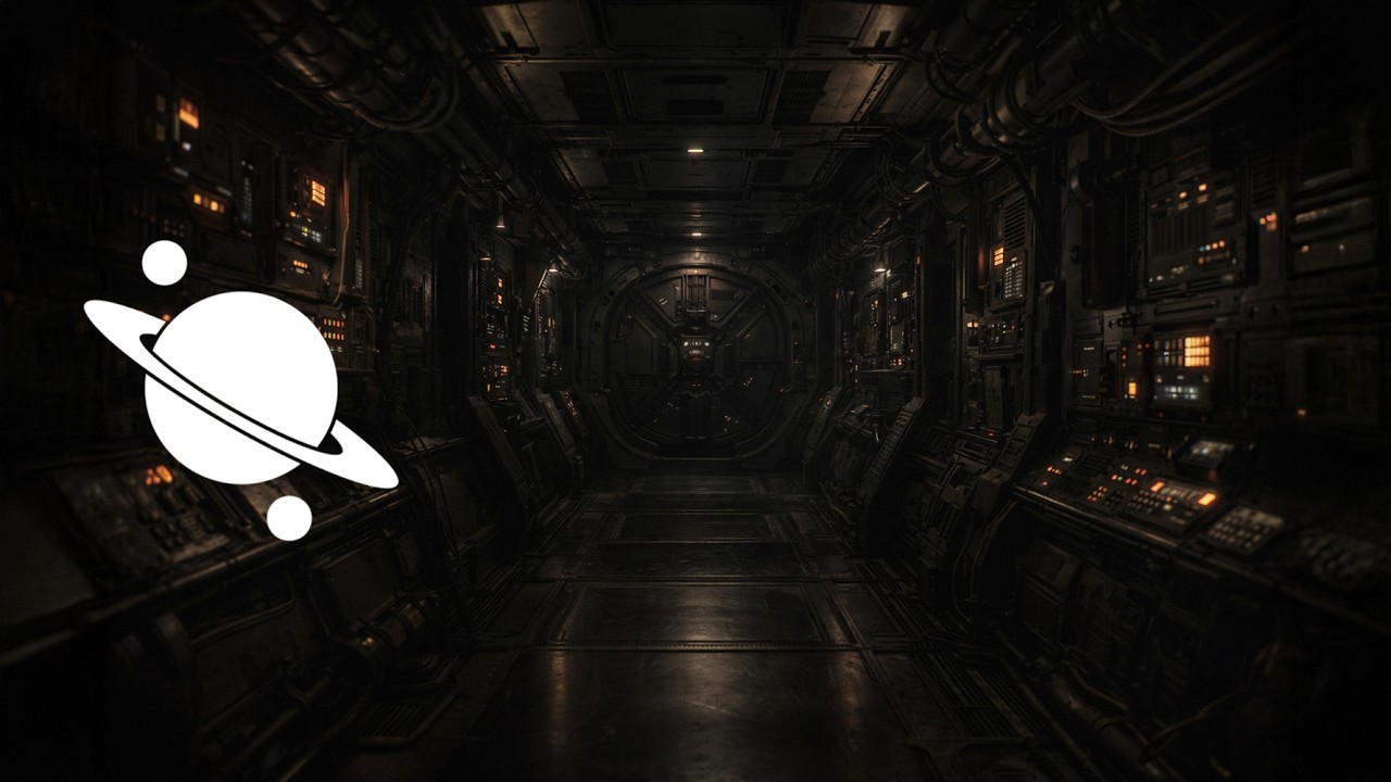 Space Station Corridor | Cinematic Sci-Fi Soundtrack Ambience Lo-fi Background Music | Stay Focused