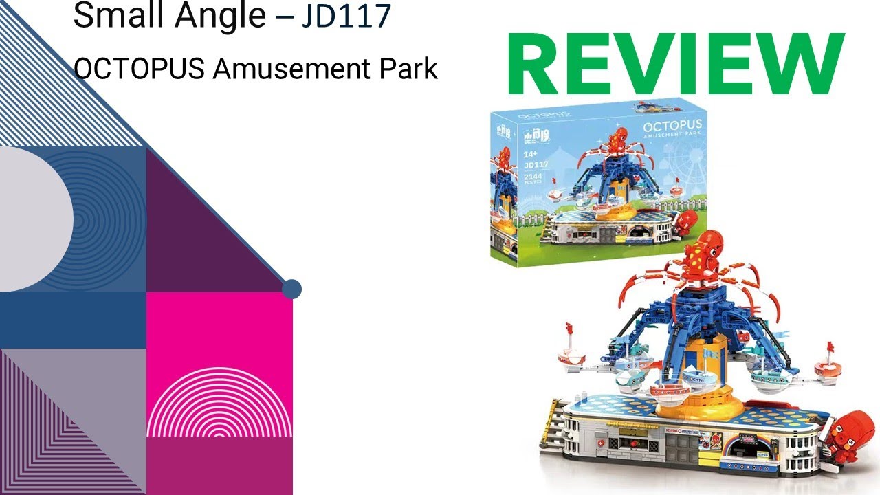 Small Angle  - JD117 - OCTOPUS Karussell (REVIEW) # Ben's Lego ® / Klemmbausteine Welt - Video 241
