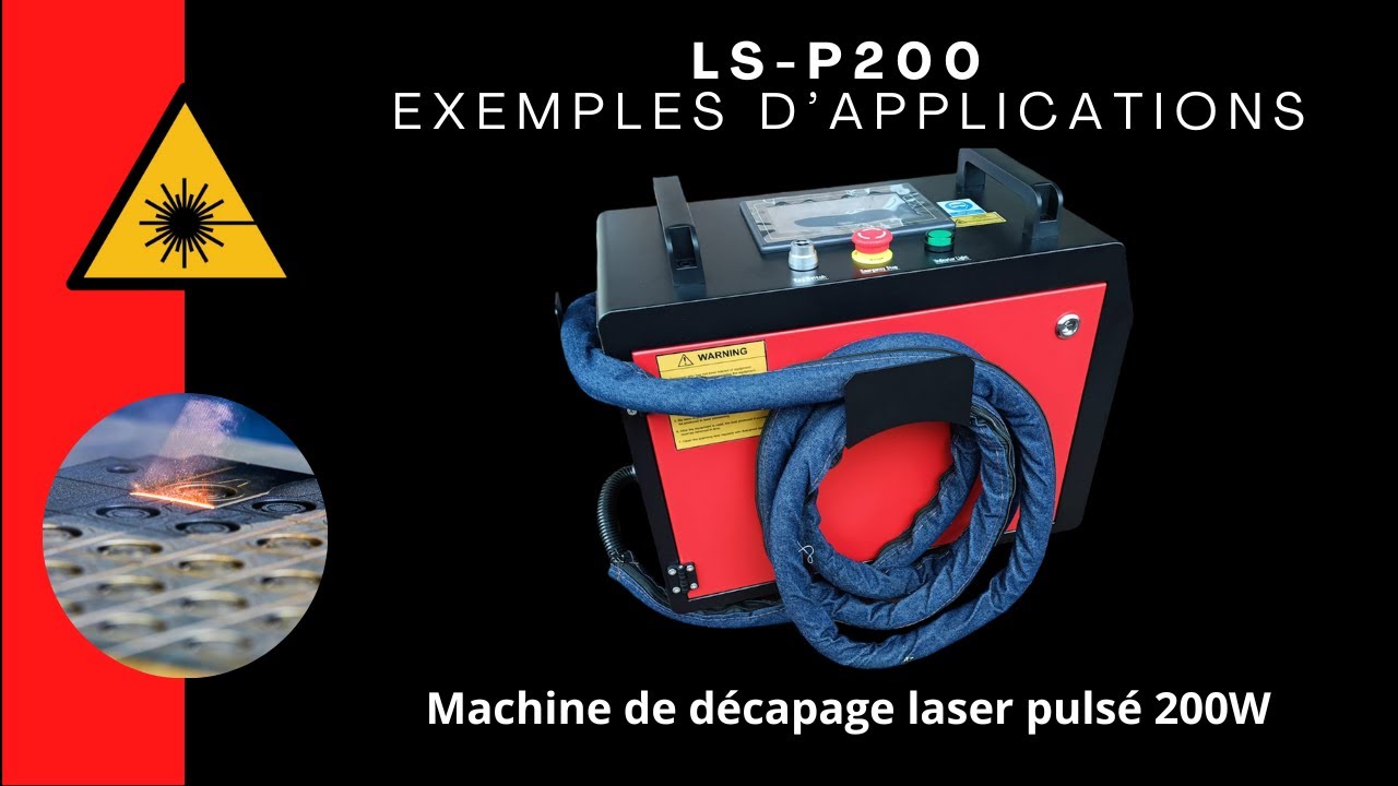 Machine de décapage laser LS-P200