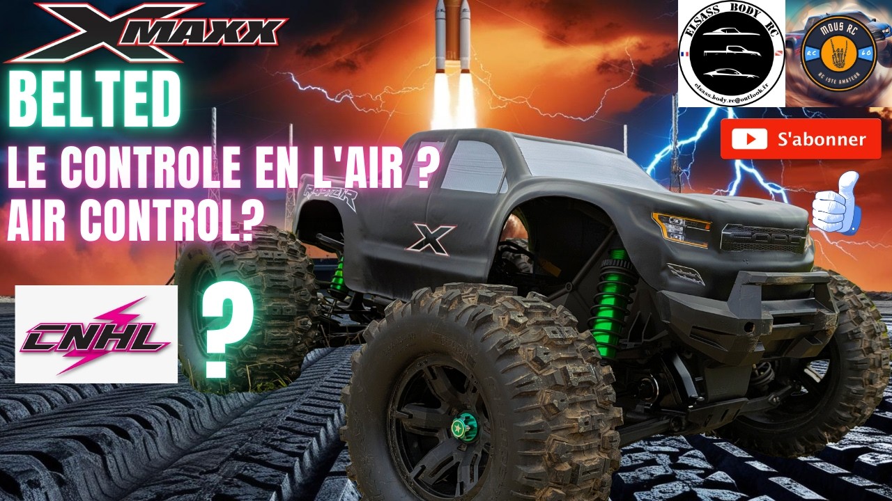 Xmaxx Belted 8S - C'est parti au terrain de BMX, bah c'est un pur régal!