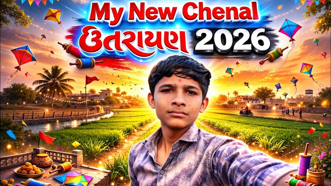 ઉતરાયણ 2026 ..મકર સંક્રાતી..ગુજરાતી Village વ્લોગ.... ગામડાની ખીહર... 😂 #utrayan #vlog 