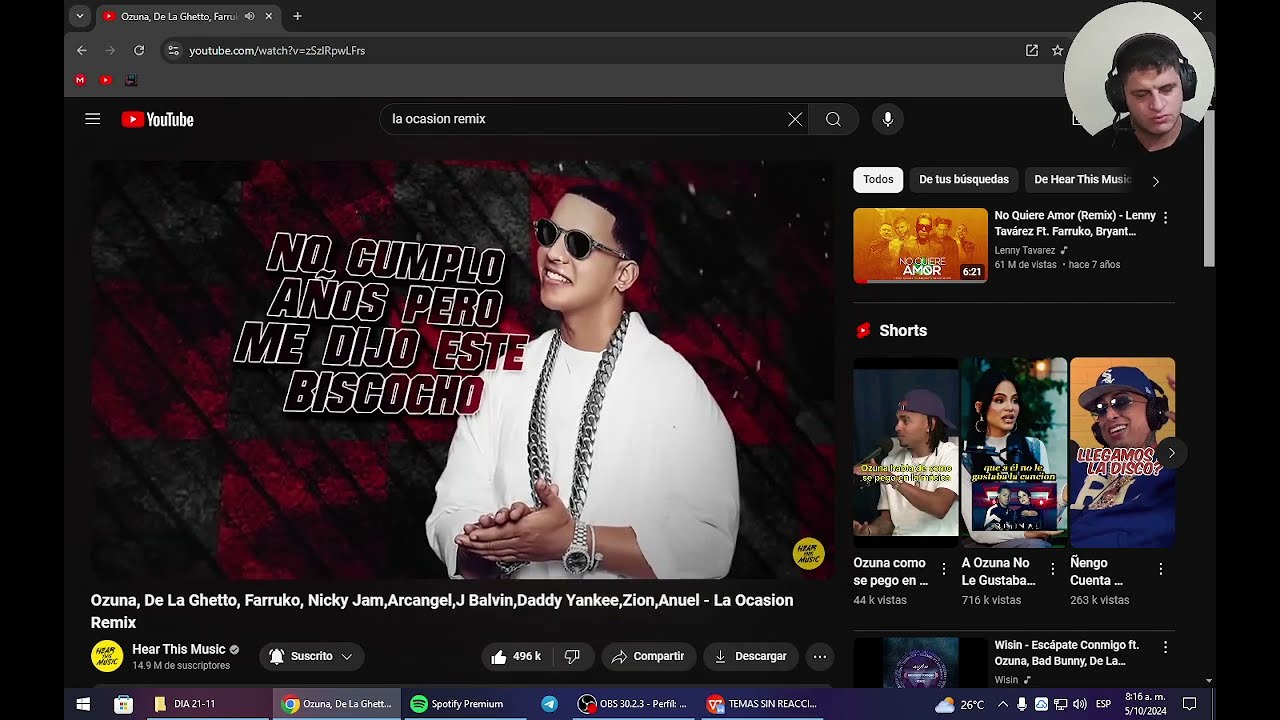 GOZ4EVER Reacciona a La Ocasion Remix - Ozuna X De La Ghetto X Farruko X Arcangel X Anuel(Exclusiva)