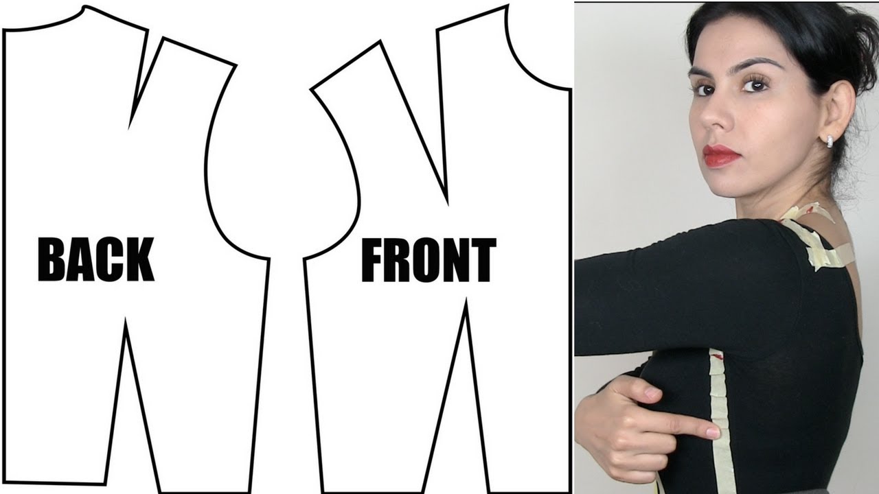DIY Shirt- How To Make A Shirt Pattern*Bodice Sloper