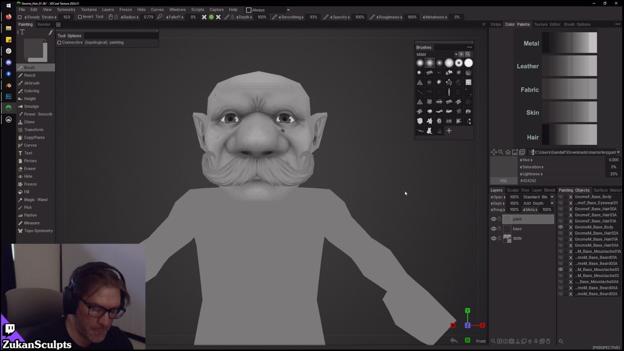 Hair Modeling - Gnome (part 1)
