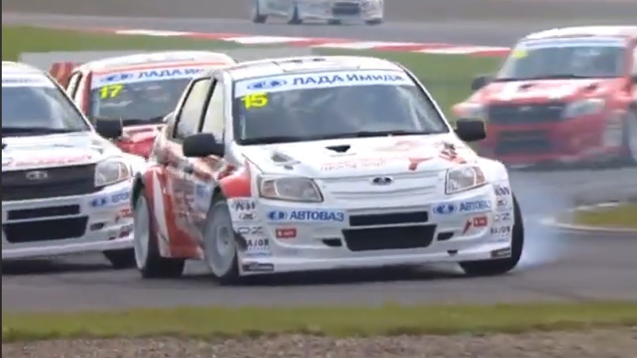 LADA Granta Cup 2013. Round 4 - Moscow. Race 2 (Русский язык/Russian language)