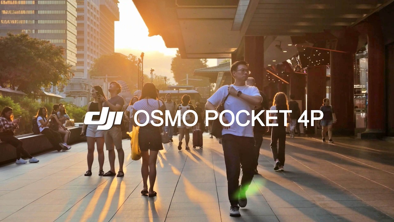 DJI Osmo Pocket 4P Test Footage Straight Out Of Camera | Orchard Road Singapore