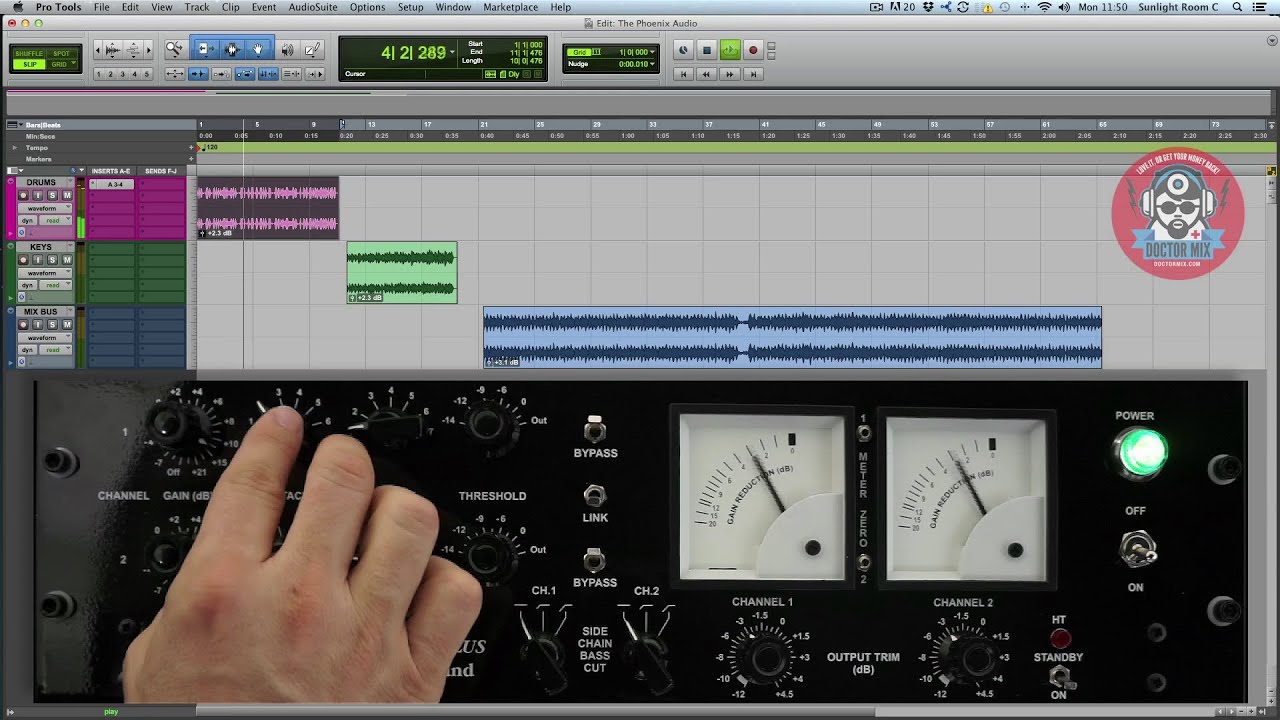 Компрессор Phoenix Mastering Plus в действии
