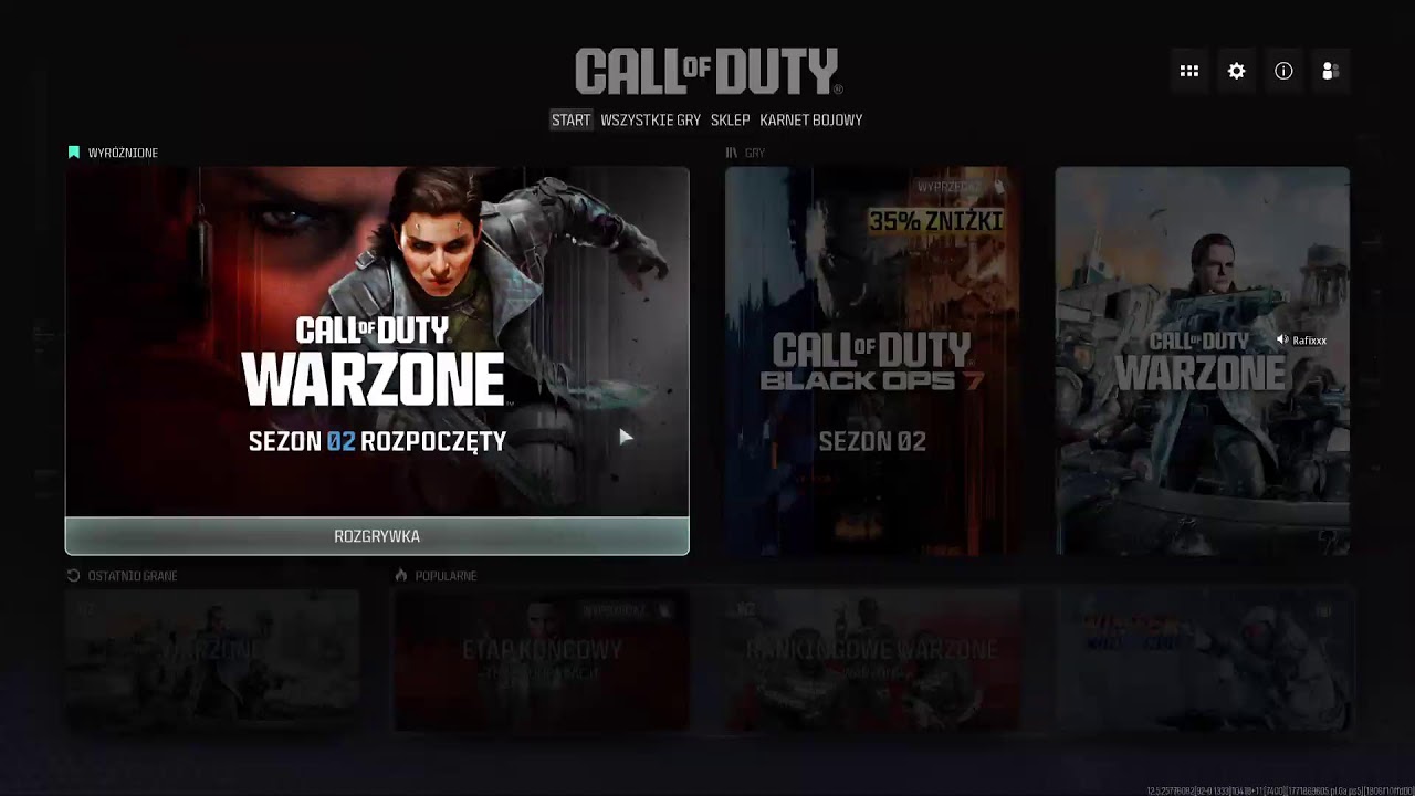 Warzone BO7 amatorska gra