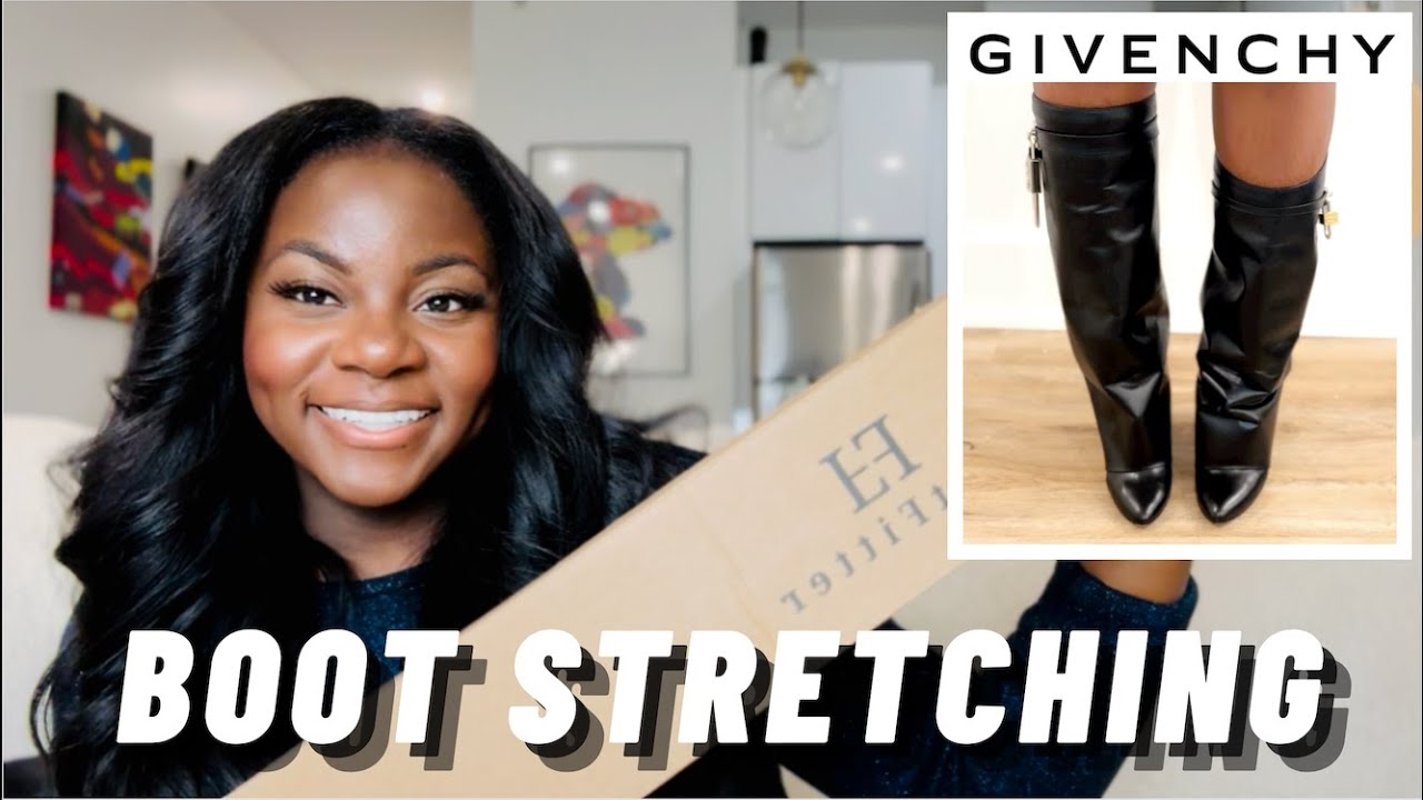 HOW TO STRETCH YOUR BOOTS | GIVENCHY SHARK LOCK BOOTS