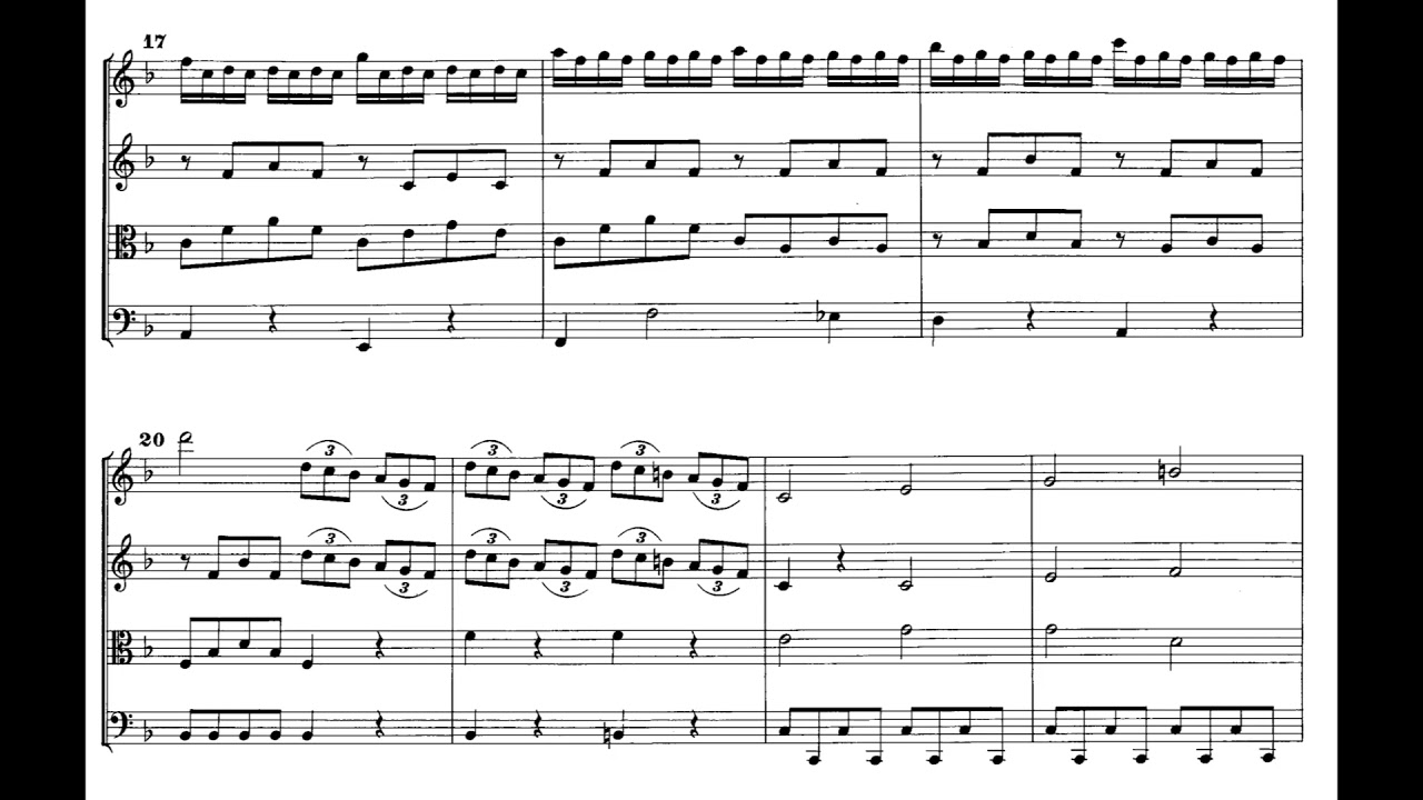 Giovanni Battista Sammartini - Symphony in F Major, No. 32: First Movement, Presto w/ Score