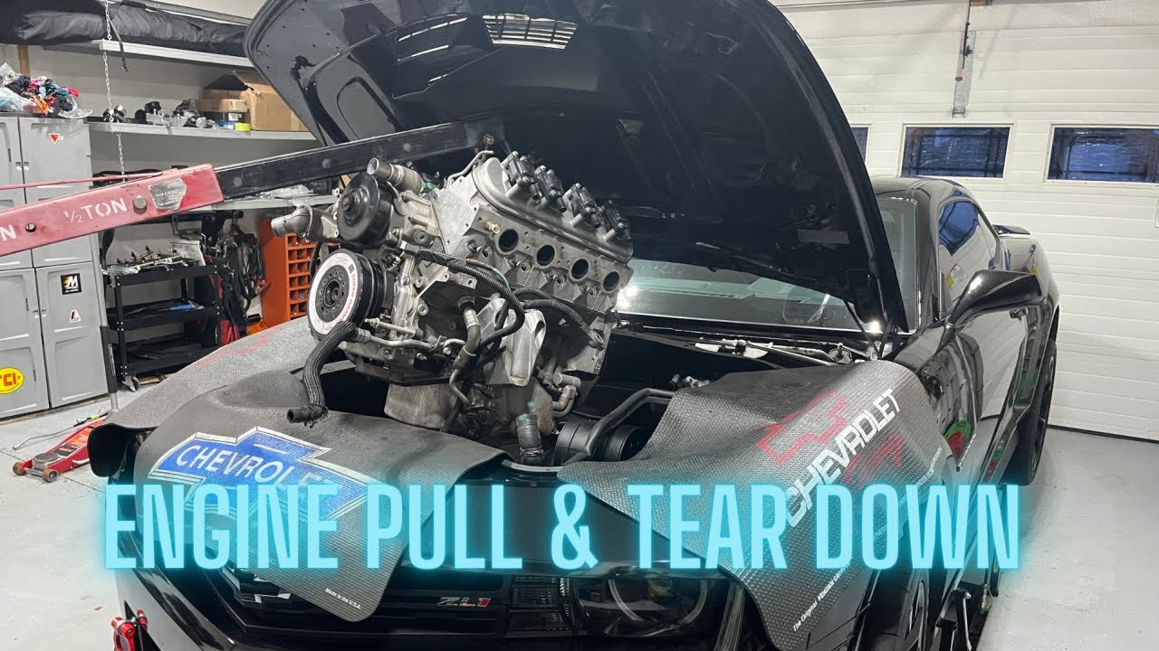 Camaro ZL1 - Engine Removal & Tear Down