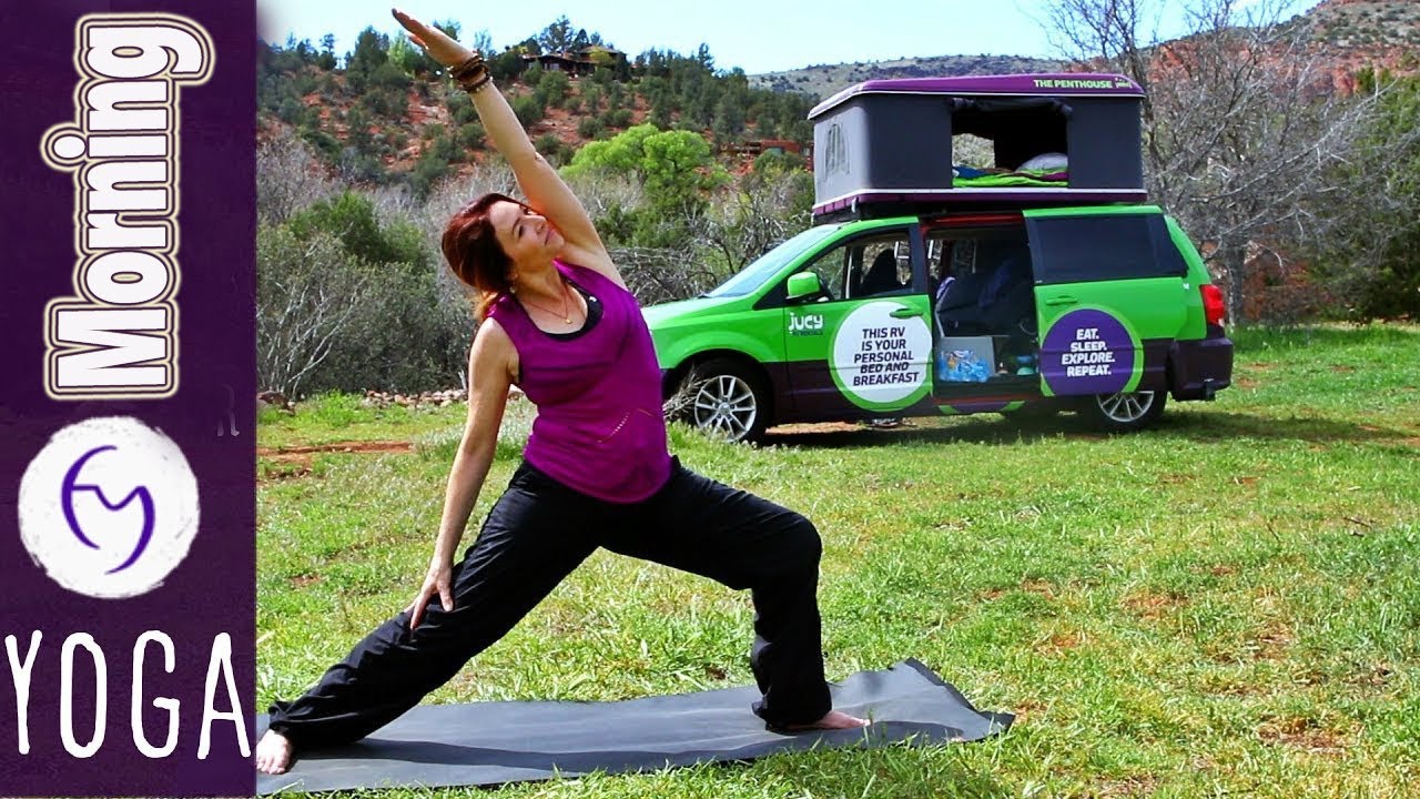 20 Minute Morning Yoga (Vinyasa Flow) | Fightmaster Yoga Videos