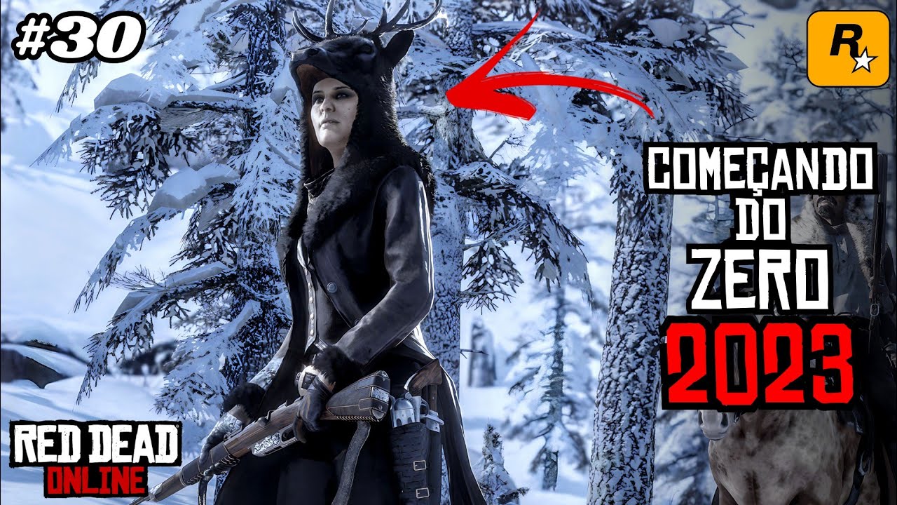 Cacei o Cervo Sombrio Lendário/Começando do Zero em Red Dead Online
