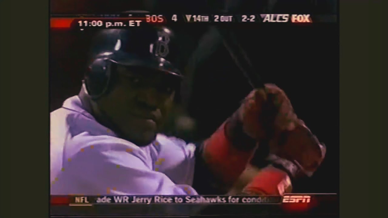 2004 ALCS Game 5 Yankees @ Red Sox Sports Center ESPN Highlights