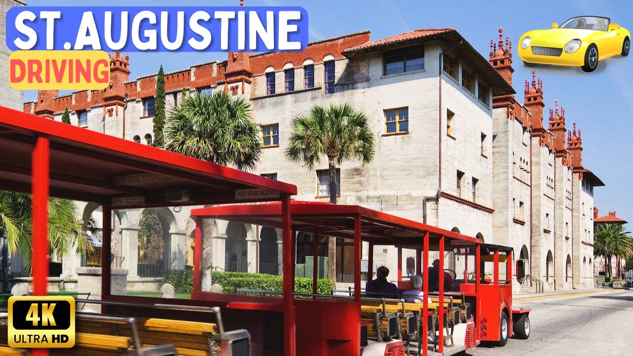 St.  Augustine Florida - Driving Through St Augustine