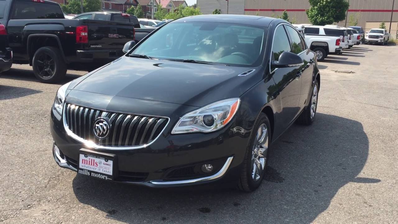 2016 Buick Regal Turbo FWD Premium 1 Sunroof Grey Oshawa ON Stock# 161281