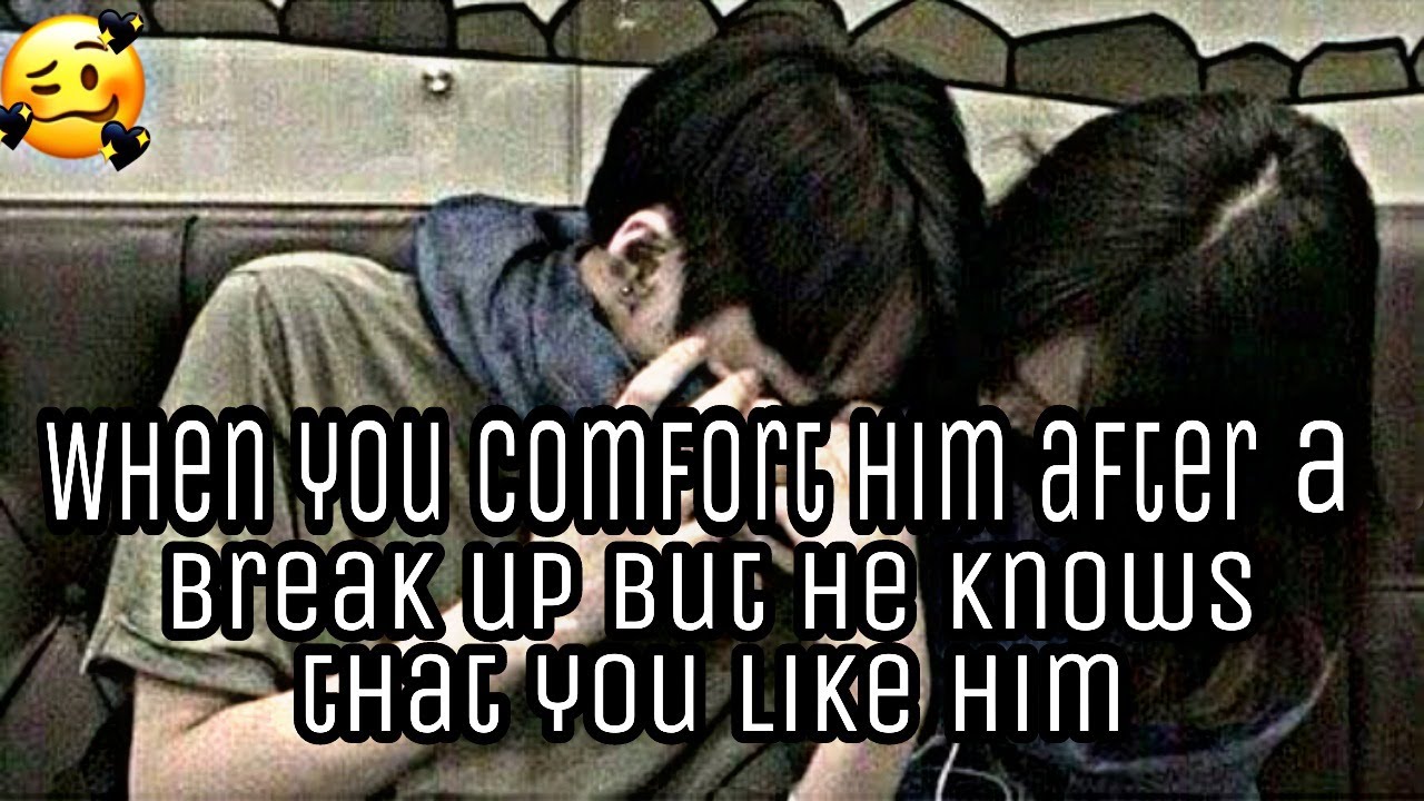 When you comfort him after a break up but he knows that you like him | jungkook oneshot |