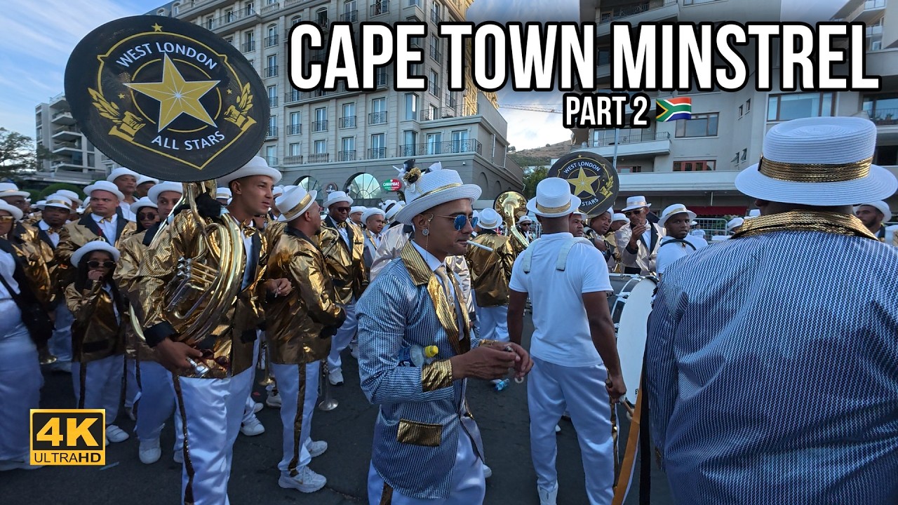 Kaapse Klopse Part 2 🇿🇦 | 20,000 Painted Faces Celebrate Cape Town Carnival | BL Images