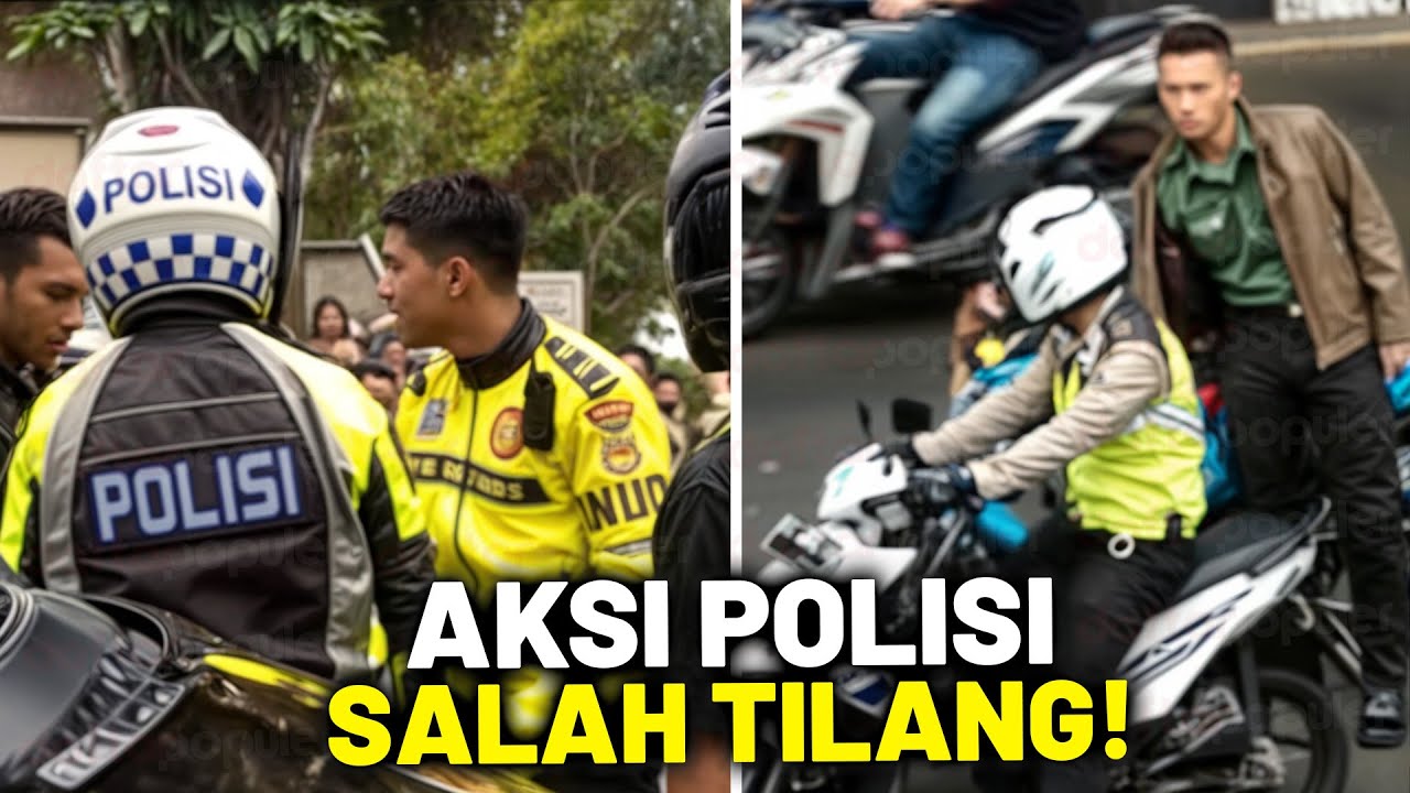Cari2 Kesalahan Pengendara ini Mah!! Aksi Polisi Salah Tilang Berujung Copot Jabatan & Dipermalukan