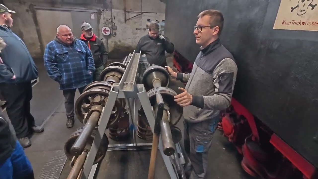 Dampfseminar im BW Chemnitz-Hilbersdorf - Teil 4 - Steuerung, Schieberarten und Dampfspeicherloks