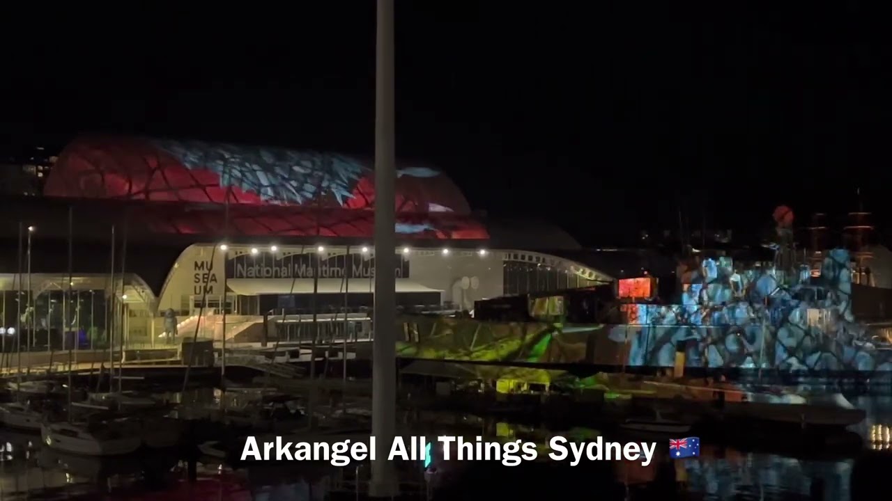 Vivid Sydney 2023 Harbour Life - Maritime Museum