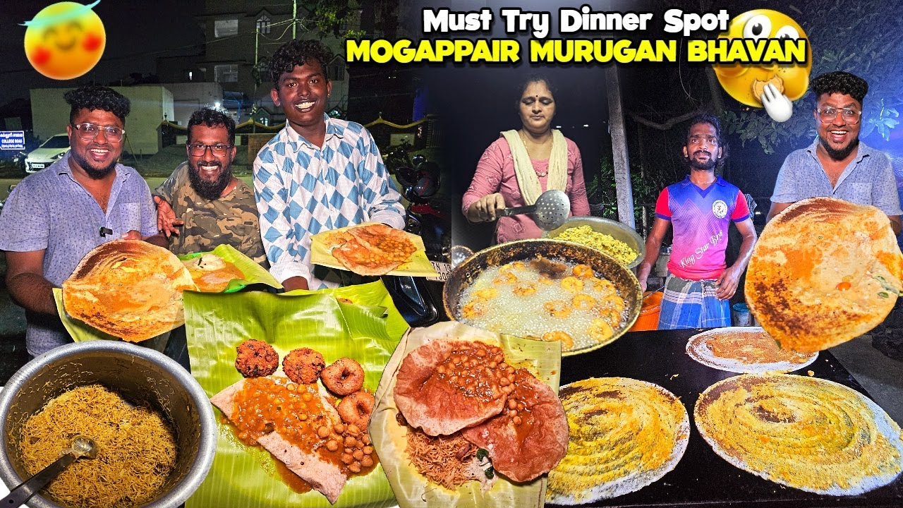 மக்கள் கூட்டம் முந்தியடிக்கும் முகப்பேர் முருகன் பவன் | Mogappair Murugan Bavan | Tamil Food Review