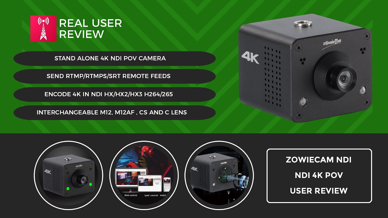 ZowieCam - NDI 4K POV Ultra-Compact Camera - User Review