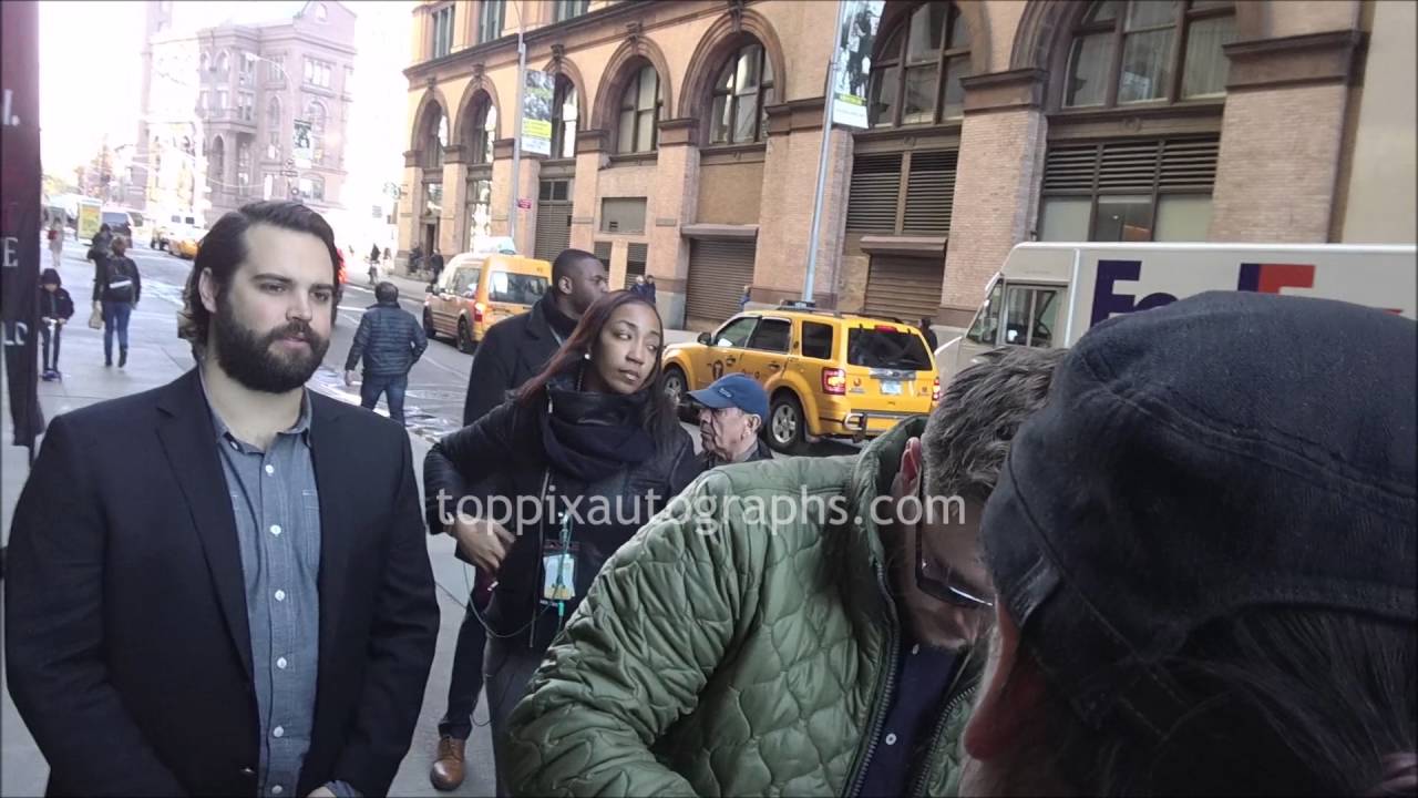 Jack Reynor - SIGNING AUTOGRAPHS while promoting in NYC