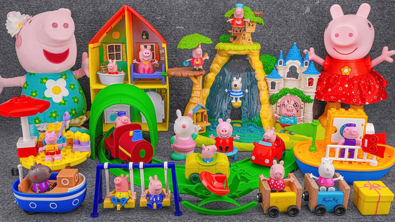121 Minutes of Satisfying ASMR Unboxing | Adorable Peppa Pig House & Jungle Adventure Playset