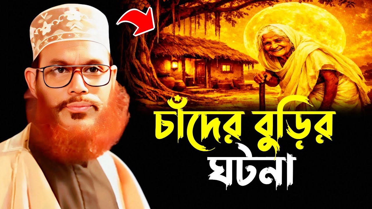 চাঁদে চাঁদের বুড়ির অজানা ঘটনা | আল্লামা দেলাওয়ার হোসাইন সাঈদী Delwar Hossain Sayeedi waz