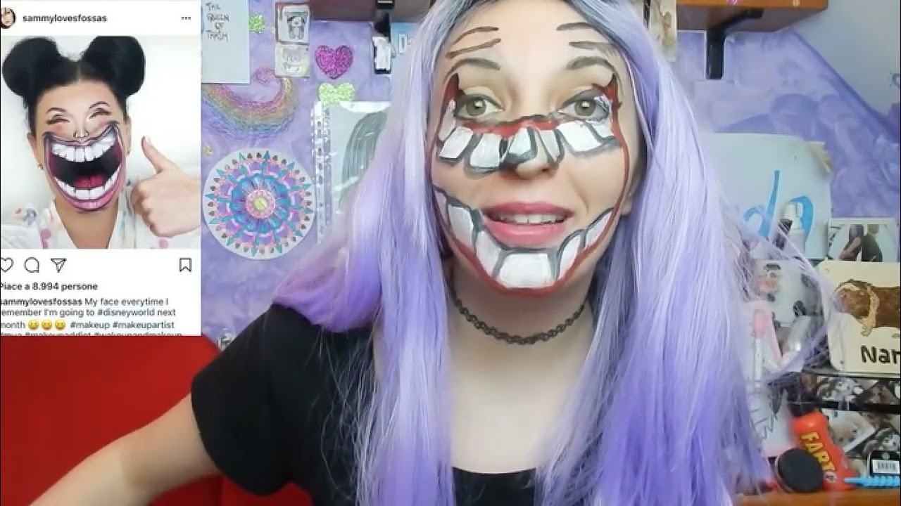 FACEPAINT CHALLENGE: Provo a rifare un trucco fighissimo di Samantha Staines